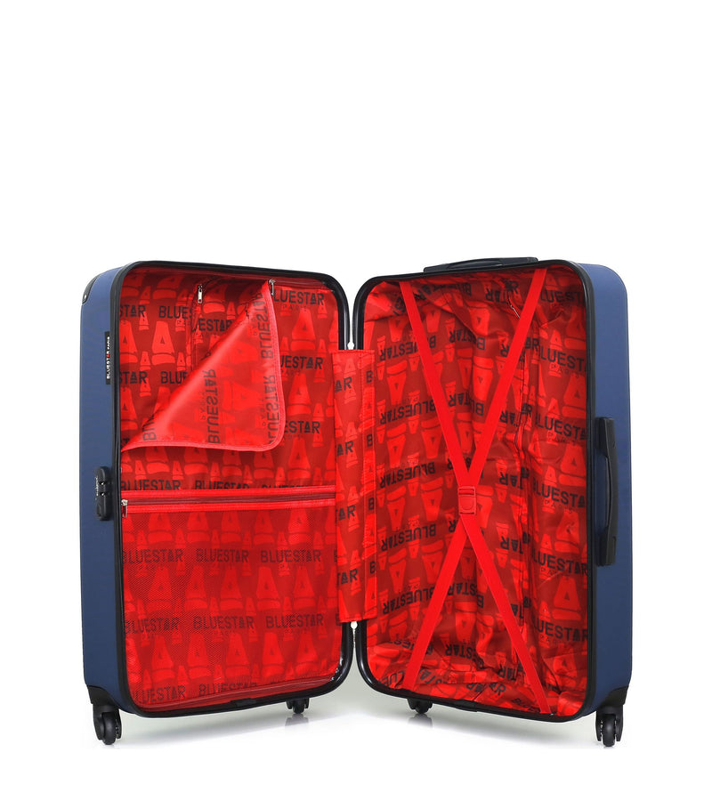 BLUESTAR - LOT DE 3 - Valises grand format, cabine et cabine XXS BUCAREST