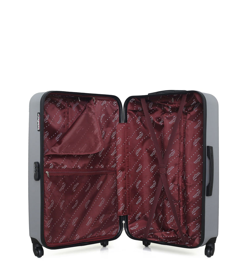 AMERICAN TRAVEL  -  Lot de 3  -  Valises grand format SPRINGFIELD , weekend SPRINGFIELD et cabine XXS BROOKLYN