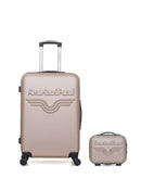 AMERICAN TRAVEL - LOT DE 2 - Valises weekend et vanity CHELSEA