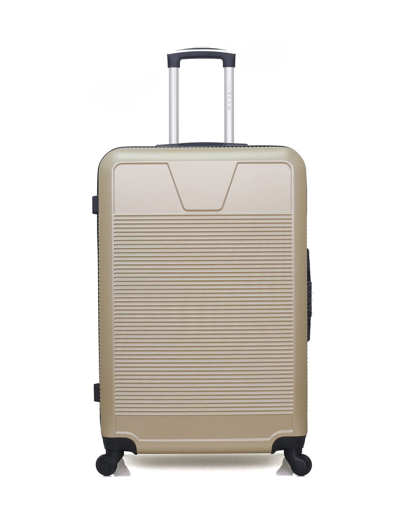 WAVE PARIS - Lot de 3 - Valise grand format, valise weekend et vanity SELENGA