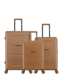 AMERICAN TRAVEL - LOT DE 3 - Valises grand format, weekend et cabine CLEVELAND