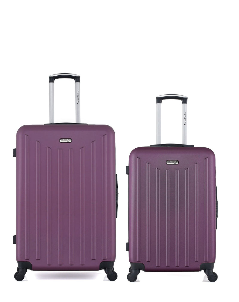 AMERICAN TRAVEL - Lot de 2 - Valises grand format et weekend BROOKLYN