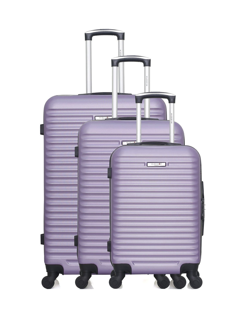 BLUESTAR - Set de 3 Valises BRAZILIA 75 cm 4 Roues