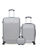 WAVE PARIS - Lot de 3 - Valises Grand Format, Cabine et Vanity SELENGA