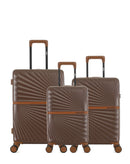 Lot de 3 Valises Rigides Taille Moyenne, Cabine et Cabine XS OAKLAND