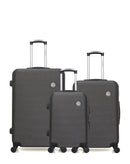 BLUESTAR - LOT DE 3 - Valises grand format, weekend et cabine LONDON