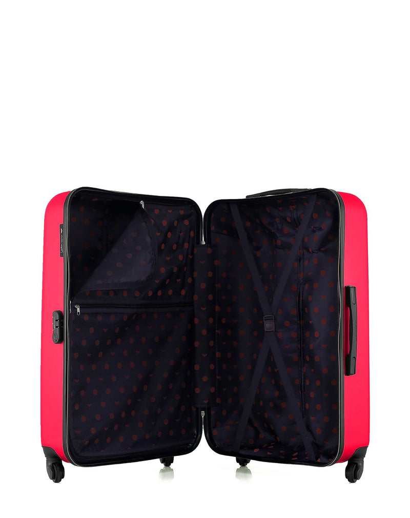 LPB - Valise Grand Format ABS AGATA 4 Roues 75 cm