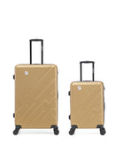 Lot de 2 Valises Rigides Grand Format et Cabine YELLOWSTONE