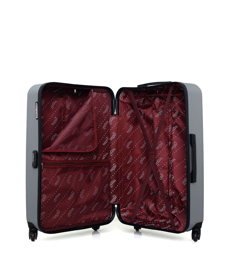 AMERICAN TRAVEL - LOT DE 3 - Valises grand format, cabine et cabine XXS QUEENS