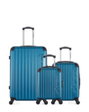 AMERICAN TRAVEL - LOT DE 3 - Valises grand format, cabine et cabine XXS BUDAPEST