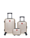 SWISS KOPPER - LOT DE 3 - Valise Cabine, Valise Cabine XXS et Vanity ZURICH