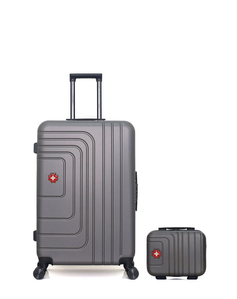 SWISS KOPPER - Lot de 2 - Valise grand format et vanity RUTI