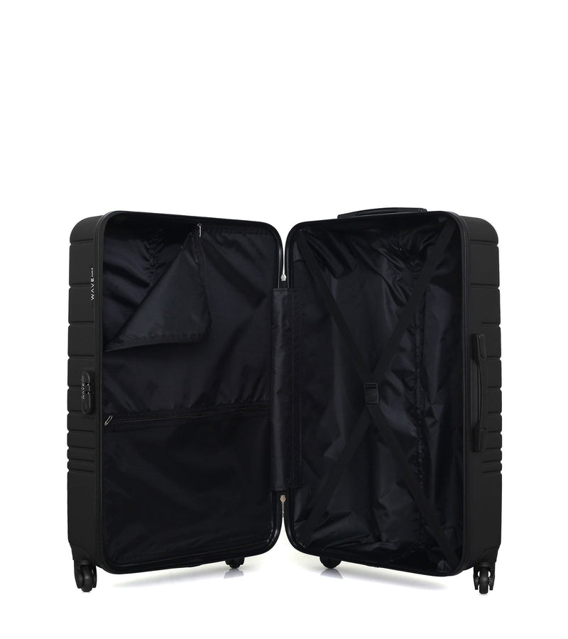 WAVE PARIS - Lot de 3 - Valises grand format, weekend et cabine TIGRE