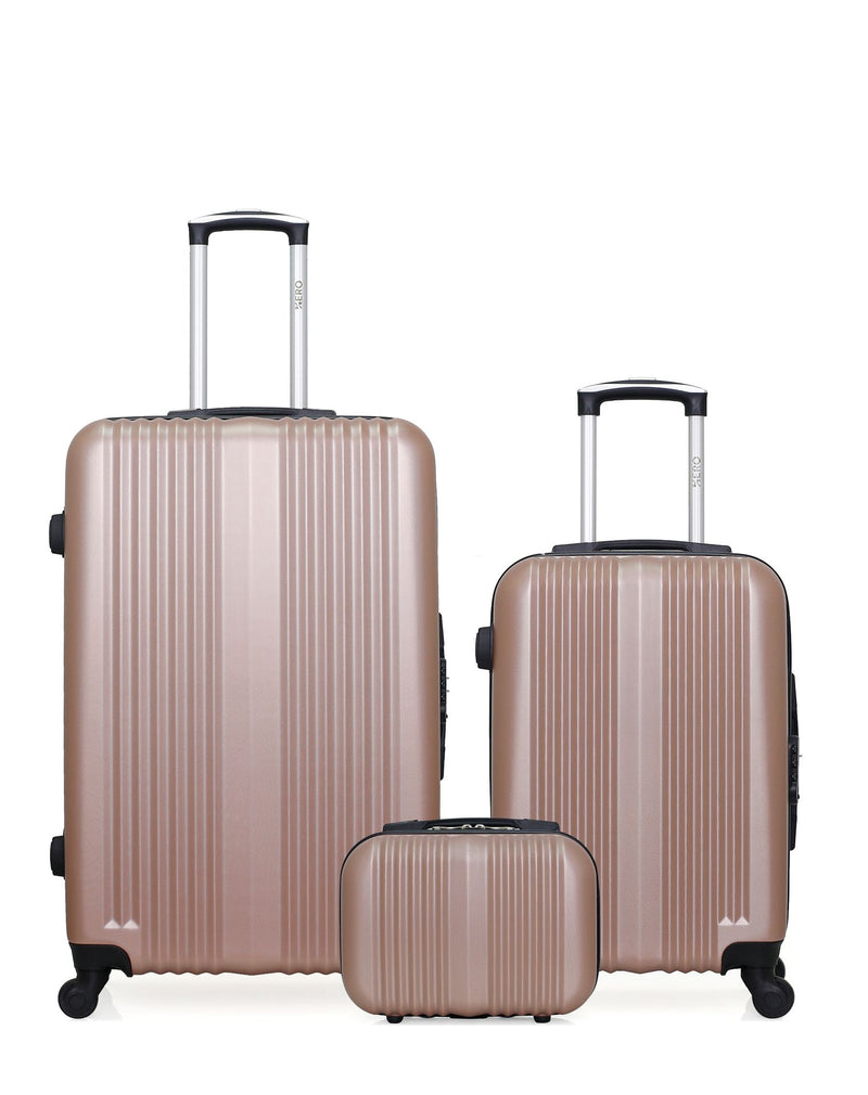 HERO - LOT DE 3 - Valises grand format, cabine et vanity LIPARI
