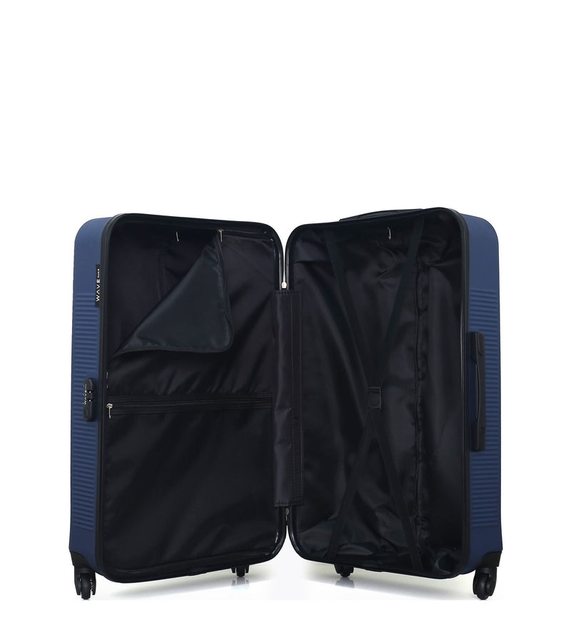 WAVE PARIS - Lot de 3 - Valise grand format, valise weekend et valise cabine SELENGA