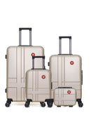 SWISS KOPPER - LOT DE 4 - Valise Grand Format, Valise Week-end, Valise Cabine XXS et Vanity USTER