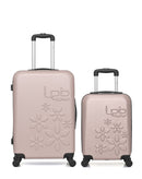 Lot de 2 Valises Rigides Taille Moyenne et Cabine XXS ELEONOR