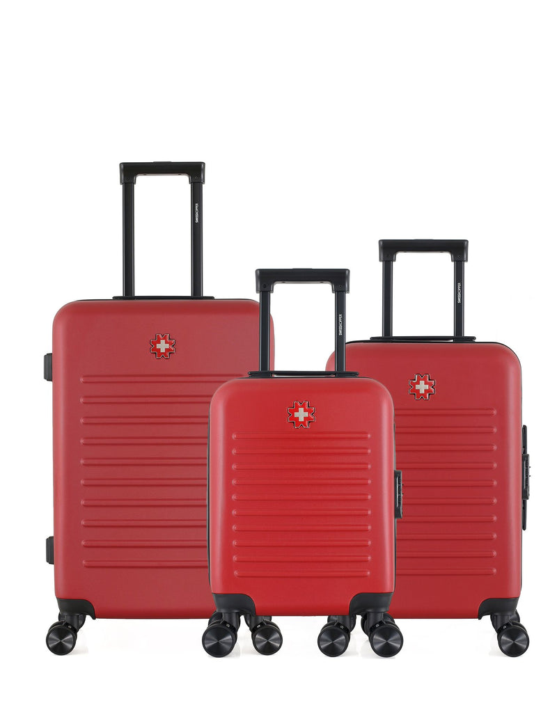 SWISS KOPPER - Lot de 3 - Valise weekend, valise cabine et valise cabine XXS WIL