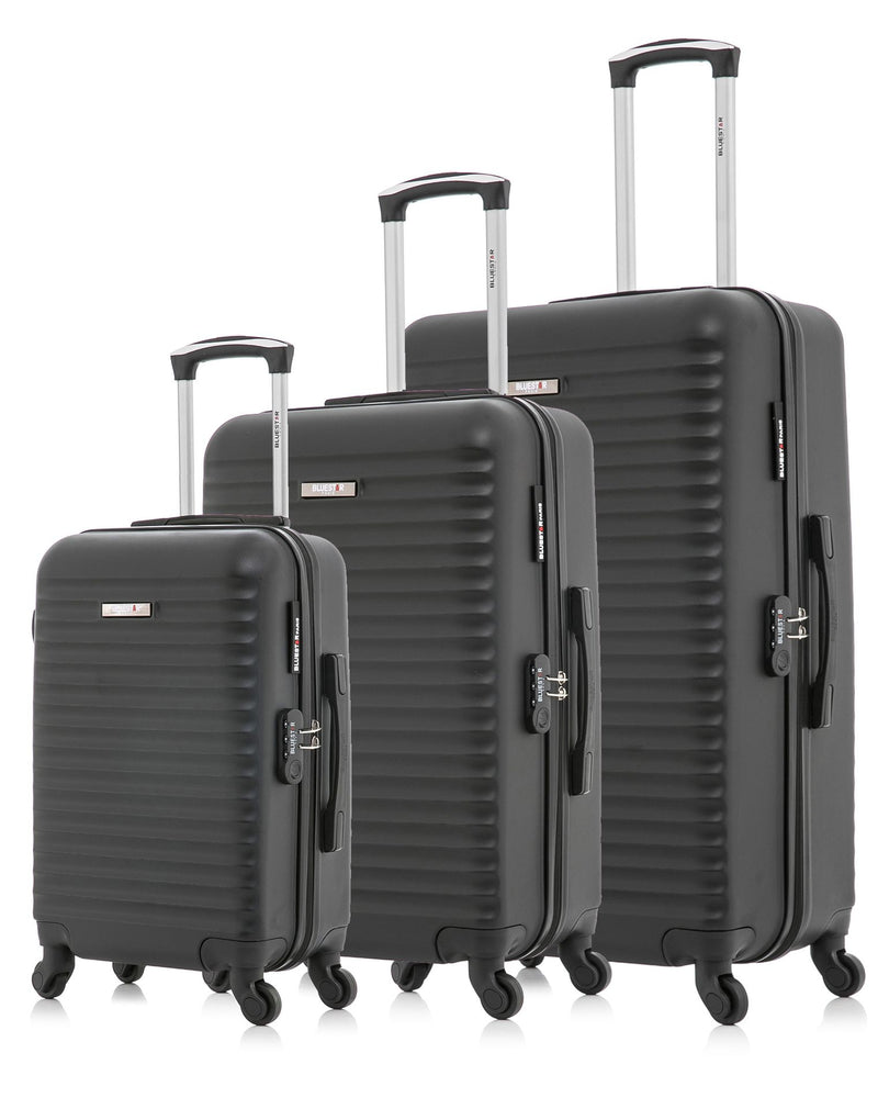 BLUESTAR - Set de 3 Valises BRAZILIA 75 cm 4 Roues