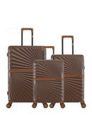 Lot de 3 Valises Rigides Grand Format, Taille Moyenne et Cabine OAKLAND