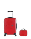 WAVE PARIS - Lot de 2 - Valises Cabine et Vanity AMAZONE