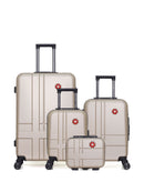 SWISS KOPPER - LOT DE 4 - Valise Grand Format, Valise Cabine, Valise Cabine XXS et Vanity USTER