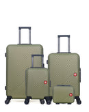 SWISS KOPPER - LOT DE 4 - Valise Grand Format, Valise Week-end, Valise Cabine XXS et Vanity SPIEZ