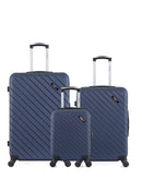 BLUESTAR - LOT DE 3 - Valises grand format, weekend et cabine XXS CITE