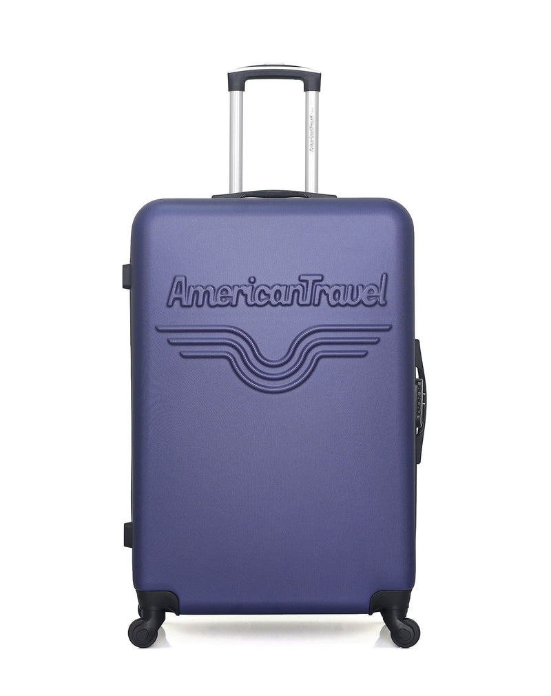 AMERICAN TRAVEL  -  Lot de 2  -  Valise grand format et valise weekend CHELSEA