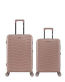 Lot de 2 Valises Rigides Taille Moyenne et Cabine SEATTLE