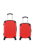 AMERICAN TRAVEL - LOT DE 2 - Valises cabine et cabine XXS BUDAPEST