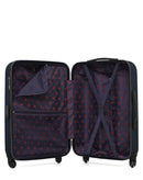 Lot de 3 Valises Rigides Taille Moyenne, Cabine et Cabine XXS ELEONOR