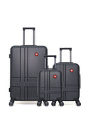 SWISS KOPPER - LOT DE 3 - Valise Grand Format, Valise Cabine et Valise Cabine XXS USTER