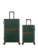 Lot de 2 Valises Rigides Grand Format et Cabine OAKLAND