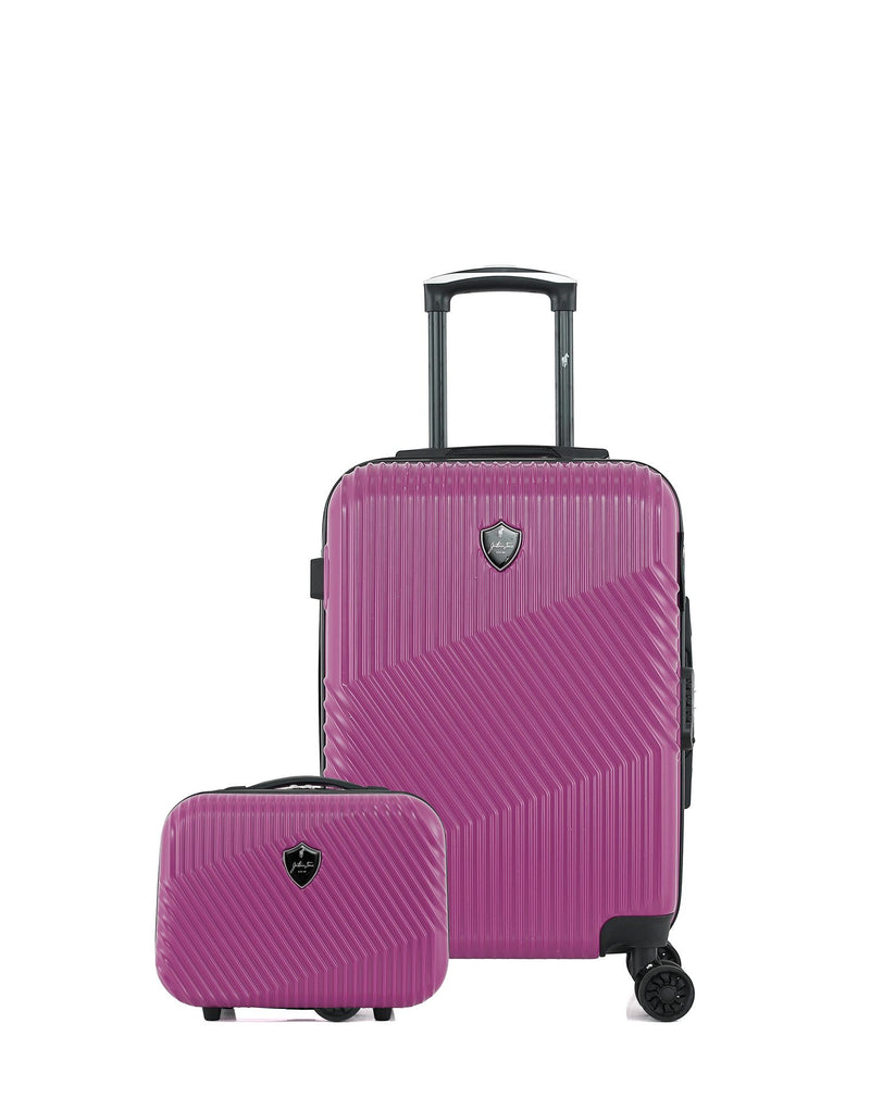 Lot de 2 - Valise cabine et vanity PETER