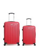 AMERICAN TRAVEL - Lot de 2 - Valises weekend et cabine BROOKLYN