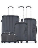 BLUESTAR - Set de 5 Valises BUCAREST-F 75 cm 4 Roues