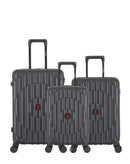 Lot de 3 Valises Rigides Taille Moyenne, Cabine et Cabine XS ODEON