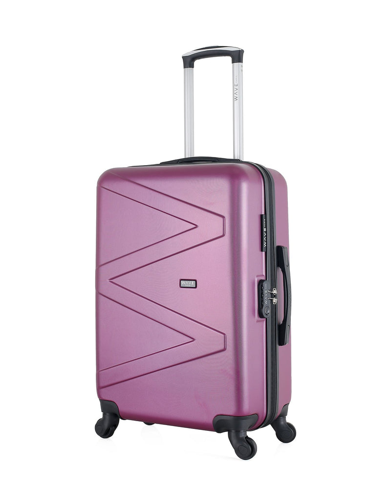 WAVE PARIS - Valise Weekend ABS AMAZONE 4 Roues 65 cm