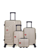 SWISS KOPPER - LOT DE 4 - Valise Grand Format, Valise Cabine, Valise Cabine XXS et Vanity RUTI