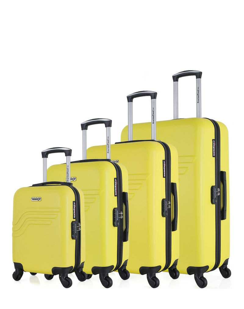 AMERICAN TRAVEL - SET DE 4 ABS QUEENS-M 4 Roues