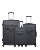AMERICAN TRAVEL - LOT DE 3 - Valises grand format, weekend et cabine CHELSEA