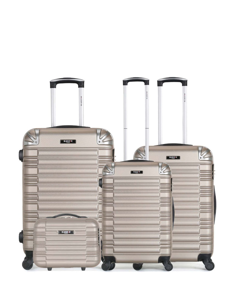 BLUESTAR - Set de 4 Valises LIMA-C 75 cm 4 Roues