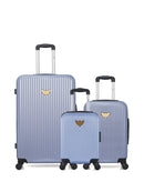 LPB LUGGAGE - LOT DE 3 - Valises grand format, cabine et cabine XXS AGATA
