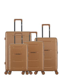 AMERICAN TRAVEL - LOT DE 4 - Valises grand format, weekend, cabine et cabine XS CLEVELAND