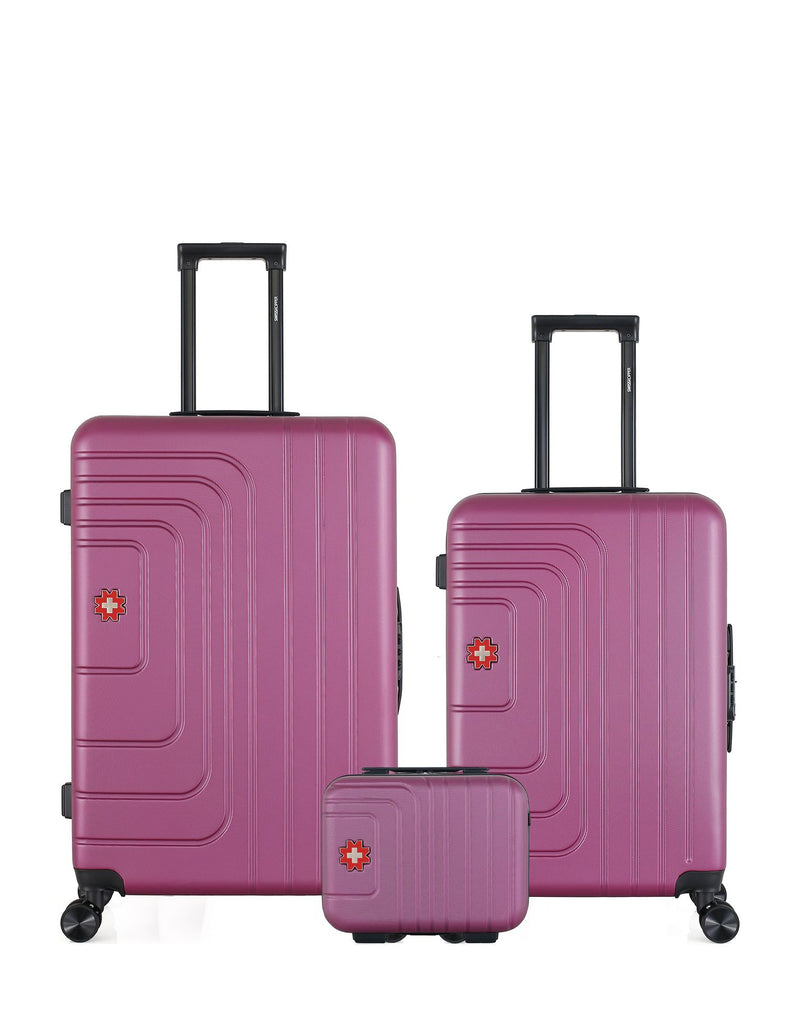SWISS KOPPER - LOT DE 3 - Valises grand format, weekend et vanity RUTI