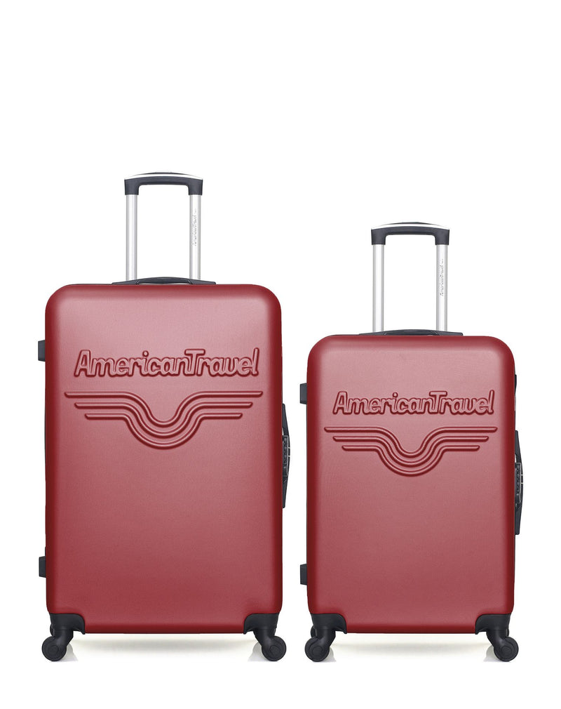 AMERICAN TRAVEL - Lot de 2 - Valises grand format et weekend CHELSEA