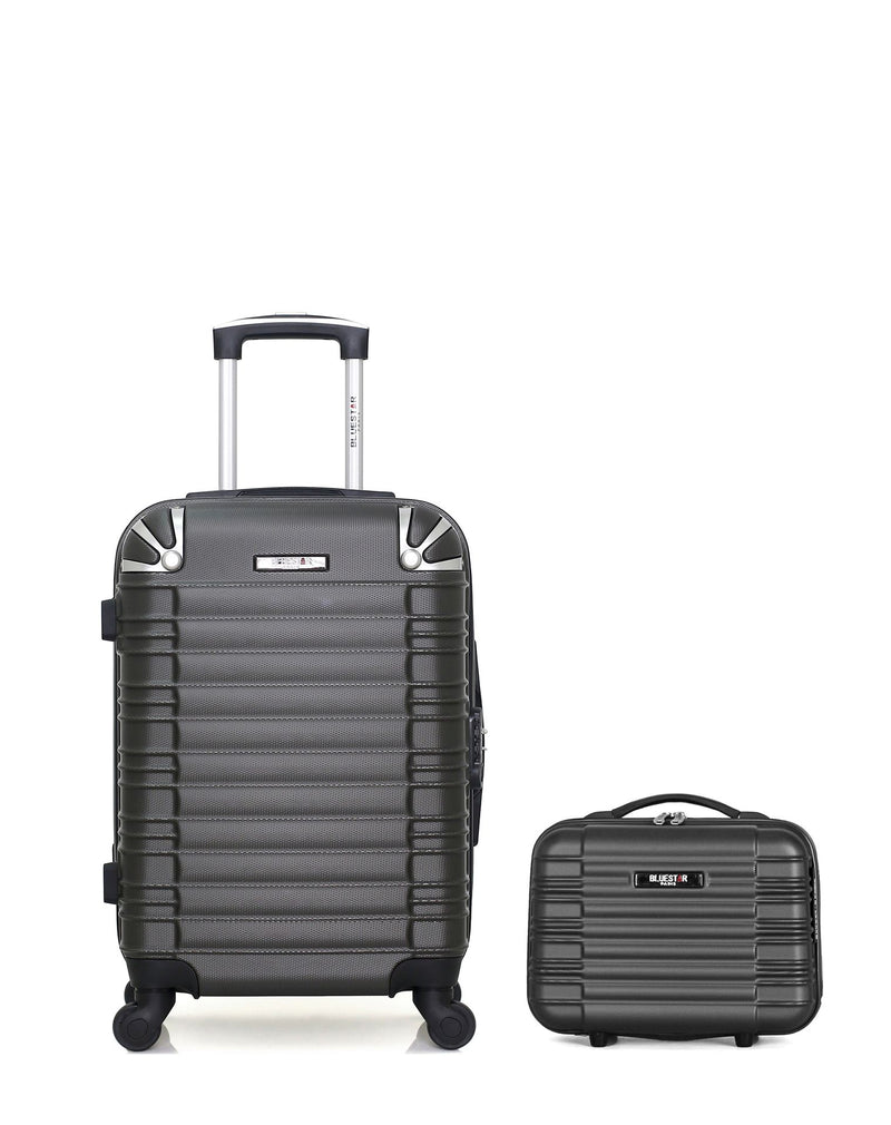 BLUESTAR - LOT DE 2 - Valises cabine et vanity LIMA