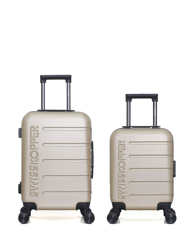 SWISS KOPPER - LOT DE 2 - Valises cabine et cabine XXS AIGLE