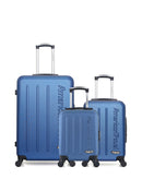 AMERICAN TRAVEL - LOT DE 3 - Valises grand format, cabine et cabine XXS BRONX